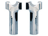4-1/2in. Tall Risers with 1-1/4in. Thick Base - Chrome. Fits 1in. Handlebar.