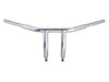 6in. x 1-1/4in. Chubby Drag T-Bar Handlebar - Chrome. Fits OEM Softail Springer 1988-2009