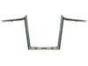 12in. x 1-1/4in. Chubby Hooked Ape Hanger Handlebar - Chrome.