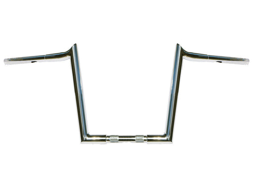 12in. x 1-1/4in. Chubby Hooked Ape Hanger Handlebar - Chrome.