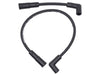 8mm Spark Plug Wire Set - Black. Fits Softail 2000-2017 and Dyna 1999-2017.