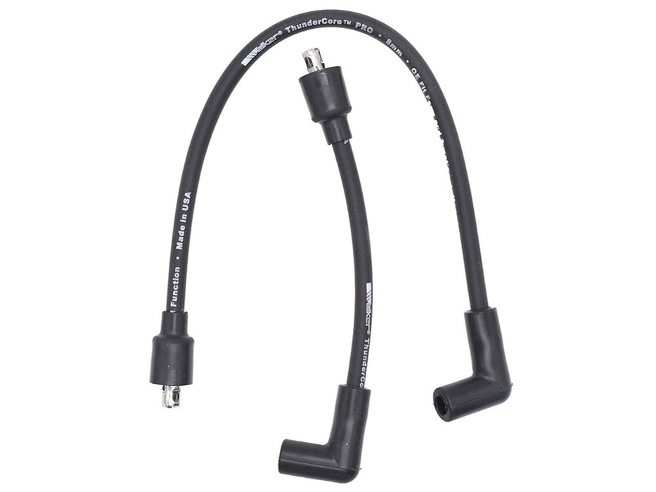 Walker Products - 8mm Spark Plug Wire Set – Black. Fits Softail 1984-1999, Dyna 1991-1998, FL 1965-1979, FX 1965-1985 and Sportster 1965-1985.
