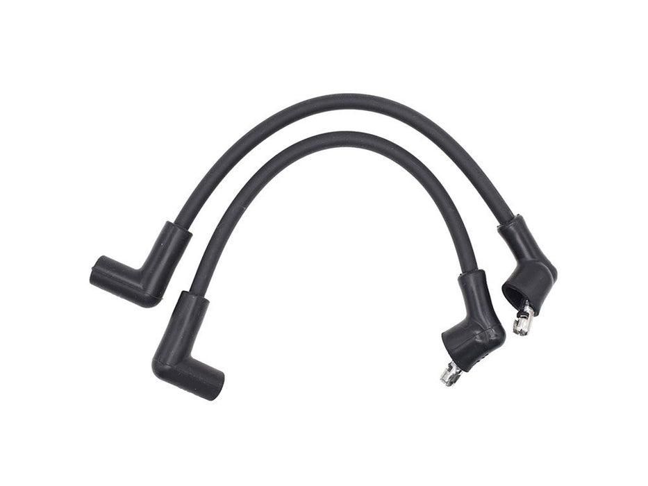 8mm Spark Plug Wire Set - Black. Fits FXR 1982-1994