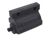 Ignition Coil - Black. Fits Big Twin & Sportster 1965-1998 with Points.