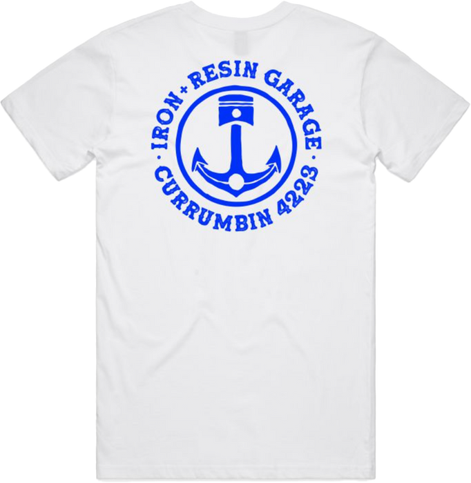 IRON & RESIN Anchor Tee - White