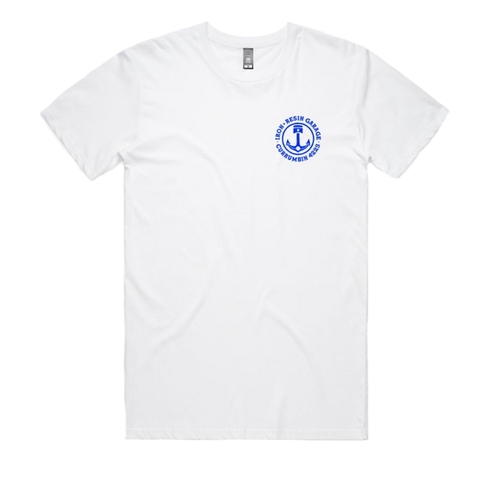 IRON & RESIN Anchor Tee - White
