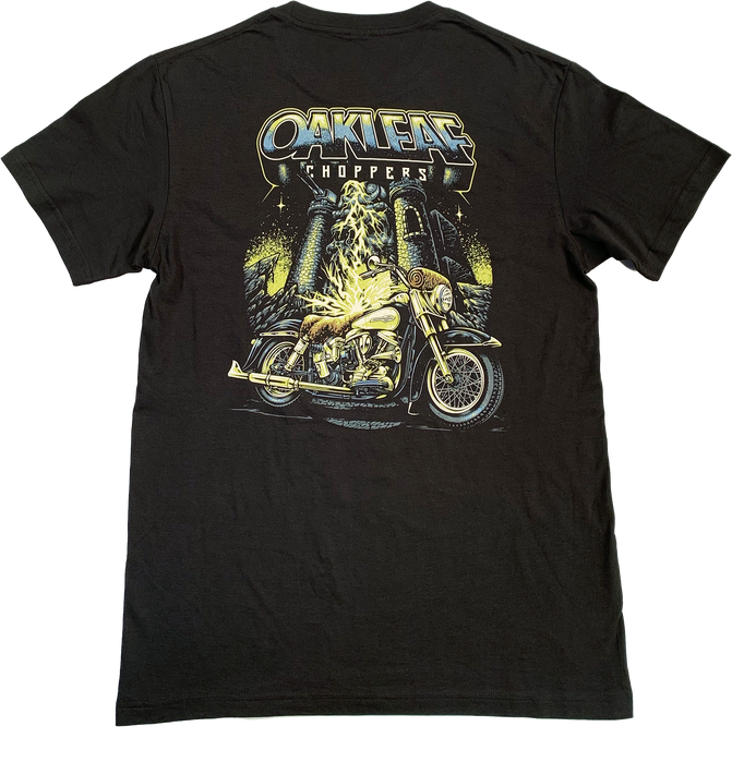 OAK LEAF CHOPPERS Castle Tee - Coal