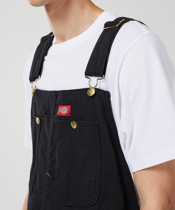 DICKIES - Classic Bib Overalls Duck Canvas - Black