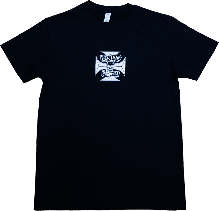OAK LEAF CHOPPERS Logo Tee - Black