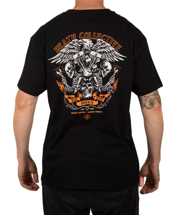 DEATH COLLECTIVE RIDE WRENCH REPEAT TEE