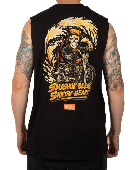DEATH COLLECTIVE SMASHING BEERS SHIFTING GEARS TANK
