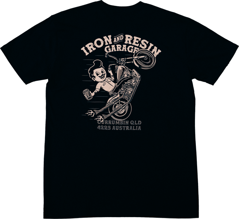 IRON & RESIN Softail Tee - Black