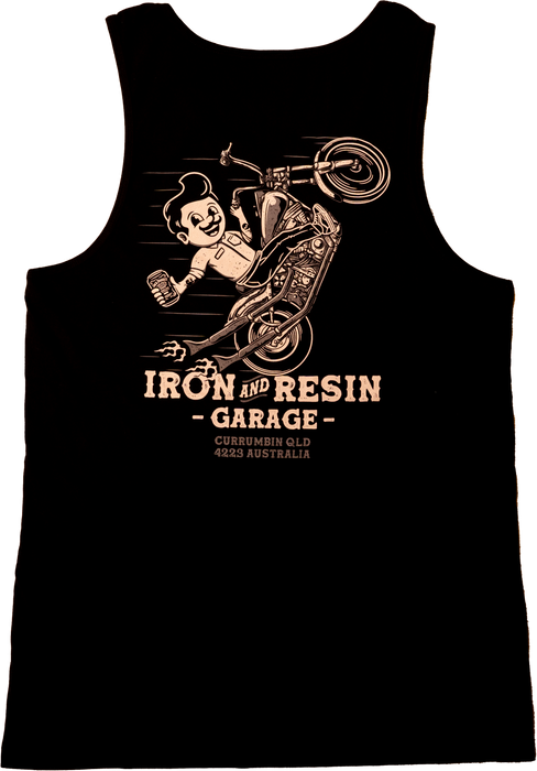 IRON & RESIN Softail Singlet - Black