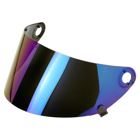Biltwell Gringo S Flat Shield - Rainbow Mirror