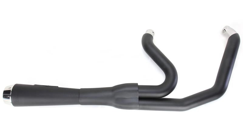 Bassani Road Rage 2-Into-1 Exhaust For Harley Dyna 06-17 - Black