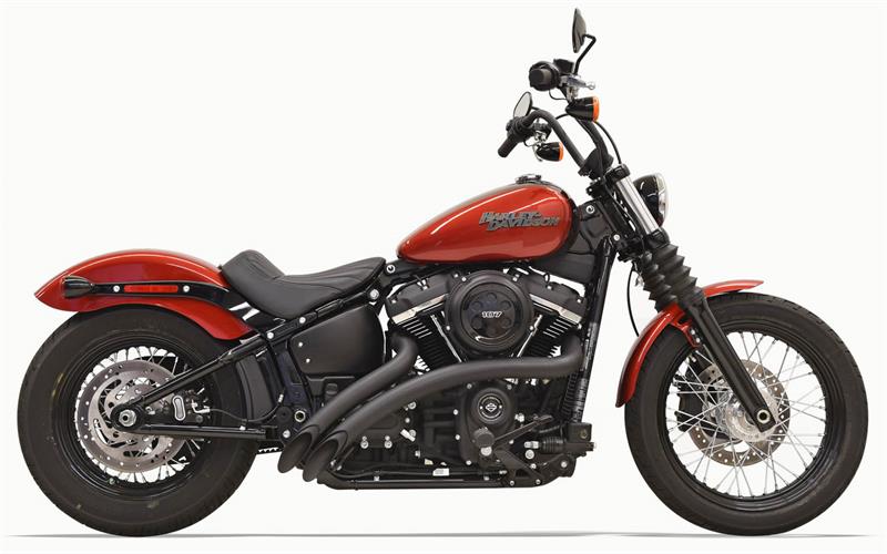 Bassani Radial Sweeper Exhaust - Black  - Suits Softail 2018+
