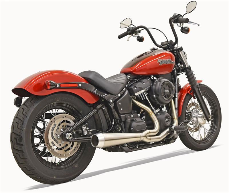 Bassani Road Rage III 2-Into-1 Exhaust For Harley Softail M8 Models  2018+ Stainless Steel