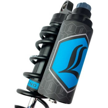 Dyna - Legend Revo ARC Piggyback Suspension. 13in. Adjustable Rear Shock Absorbers – Black. Fits Dyna 1991-2017.