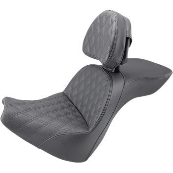 2018+ Breakout -  Explorer Diamond Stitch Seat With Backrest - Fits 2018 - 2023 Breakout FXBR/S
