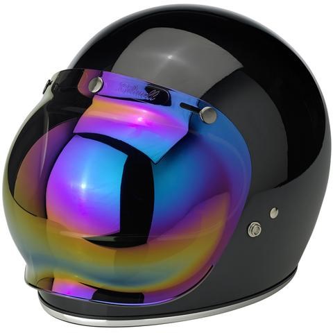 Biltwell Bubble Shield - Rainbow Mirror
