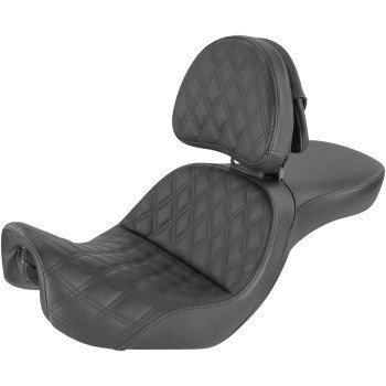 Saddlemen 2006-2017 FXD, FXDWG, FLD Dyna Explorer™ LS Seat with Driver's Backrest