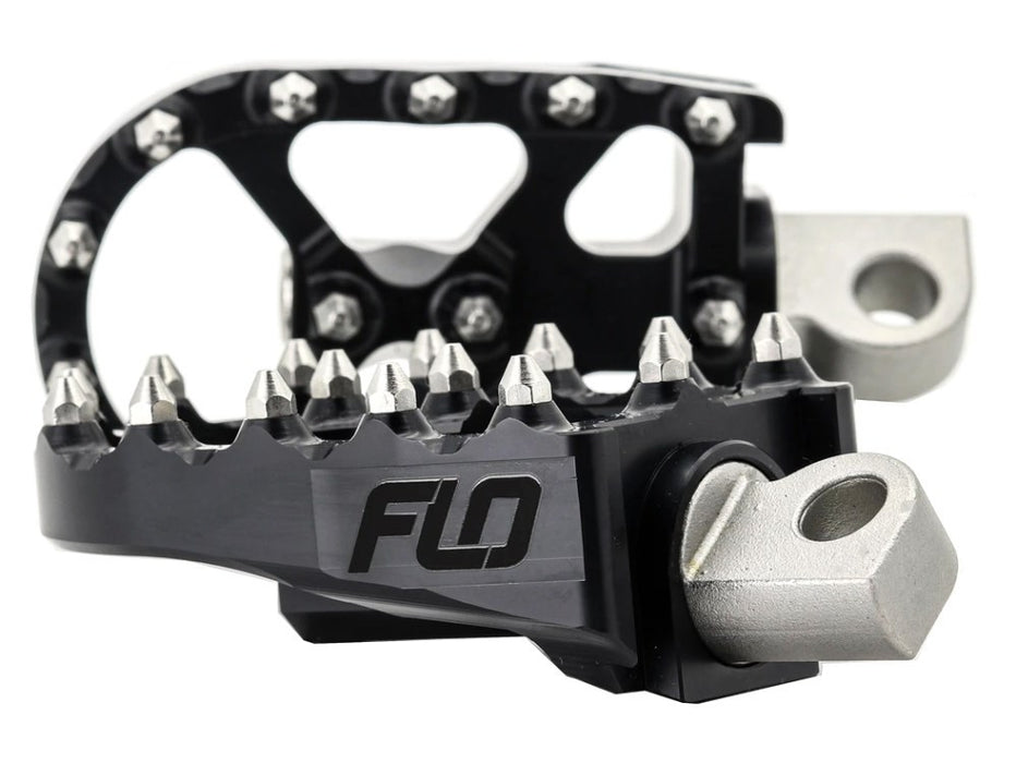 FLO V2 MX Footpegs with HD Male Mount – Black