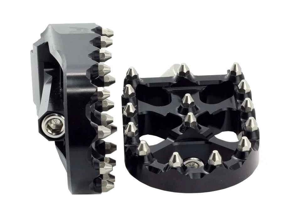 FLO V2 MX Footpegs with HD Male Mount – Black