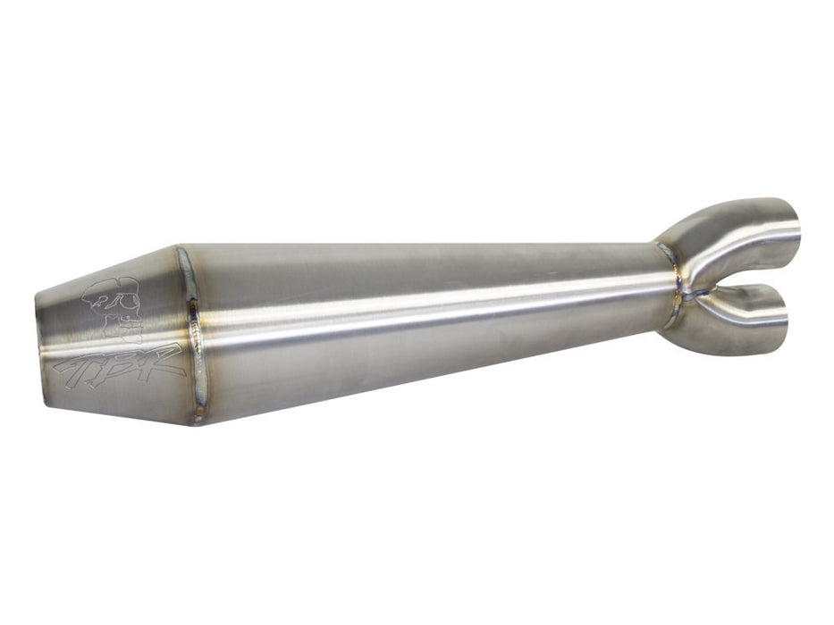 TBR Megaphone Gen II 2-into-1 Exhaust – Stainless Steel. Fits Breakout & Fat Boy 2018up & FXDR 2019up.